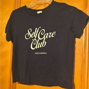 Self Care Club Navy T-Shirt